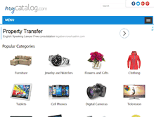 Tablet Screenshot of mycatalog.com